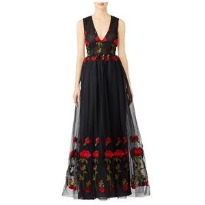 Alcoolique Red Rose Cake Dress Size EU 44 USA 14